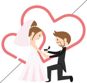 gif animé mariage